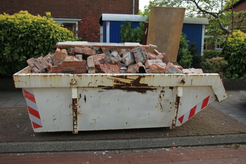 Professionals performing house clearance in a Kingscross home