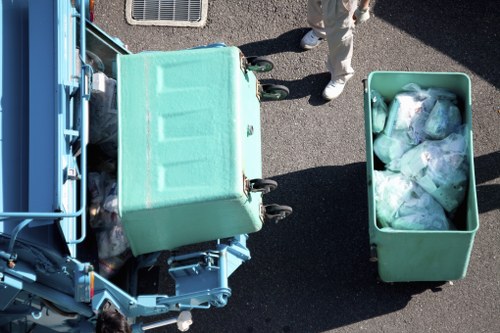 Professional team handling waste clearance in Kingscross